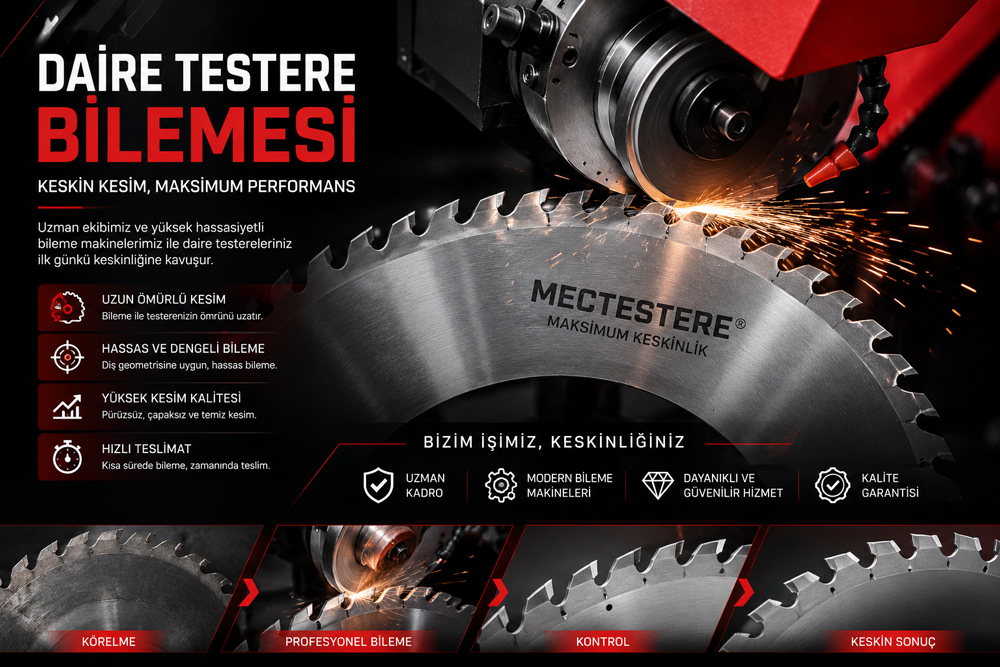 Şerit Testere Bileme Hizmeti