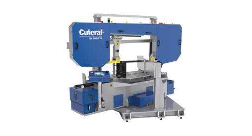 CSM 550 800 DM Yarı Otomatik Çift Yön Açılı Hidrolik Sütunlu Testere Tezgahı