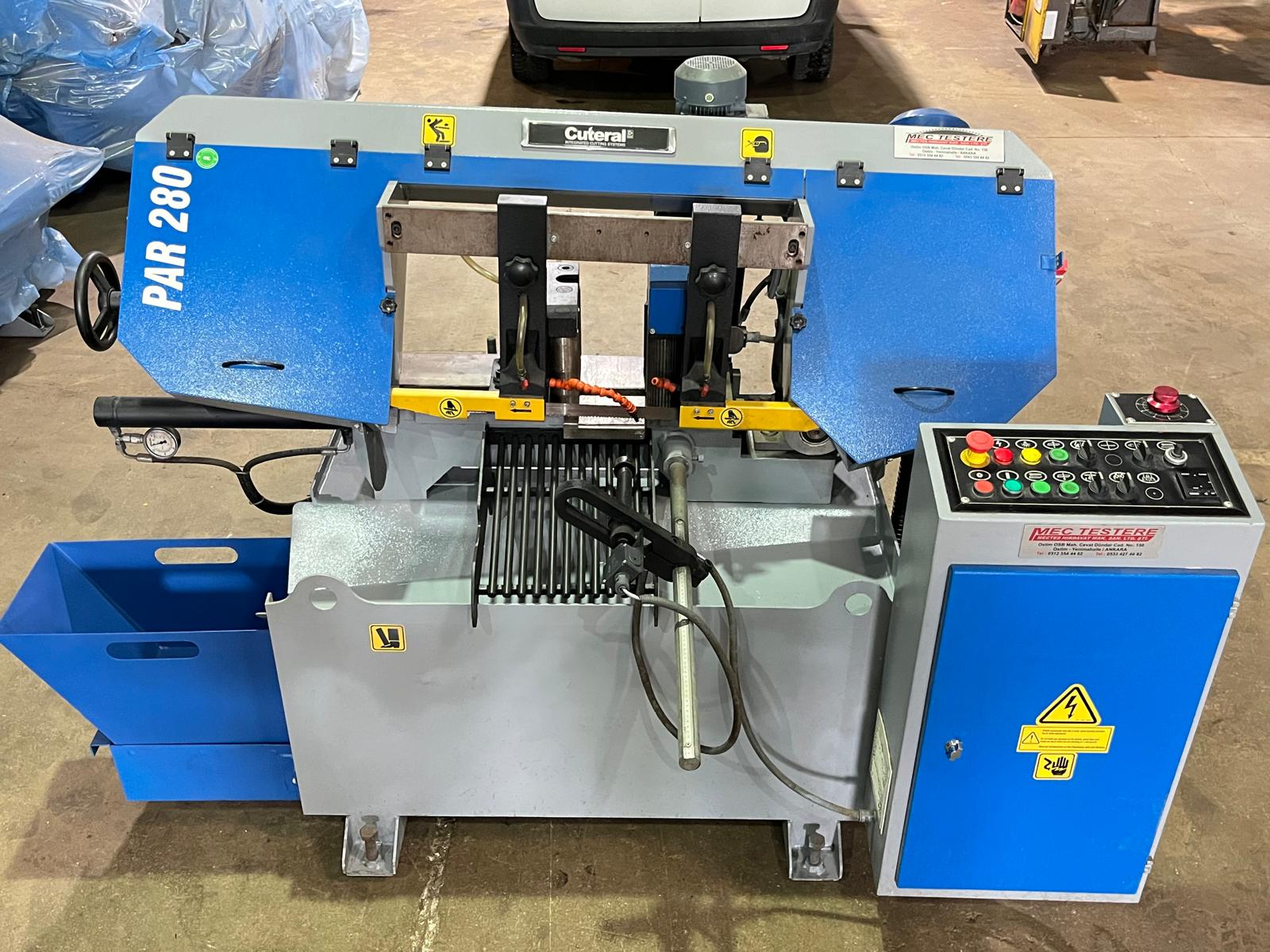 2. El Cuteral PAR 280 Tam Otomatik Şerit Testere Makinası